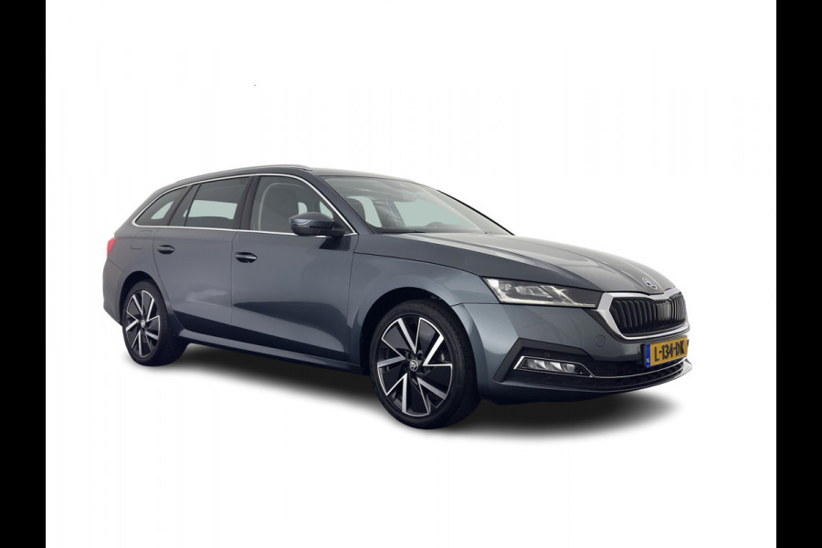 Škoda Octavia Combi 1.5 TSI First Edition (INCL.BTW) *FULL-LED | DIGI-COCKPIT | ADAPTIVE-CRUISE | LANE-ASSIST | HEATED-COMFORTSEATS | KEYLESS | AMBIENT-LIGHT | DAB+ | PRIVACY-GLASS | NAVI-FULLMAP | 18''ALU | TOWBAR*