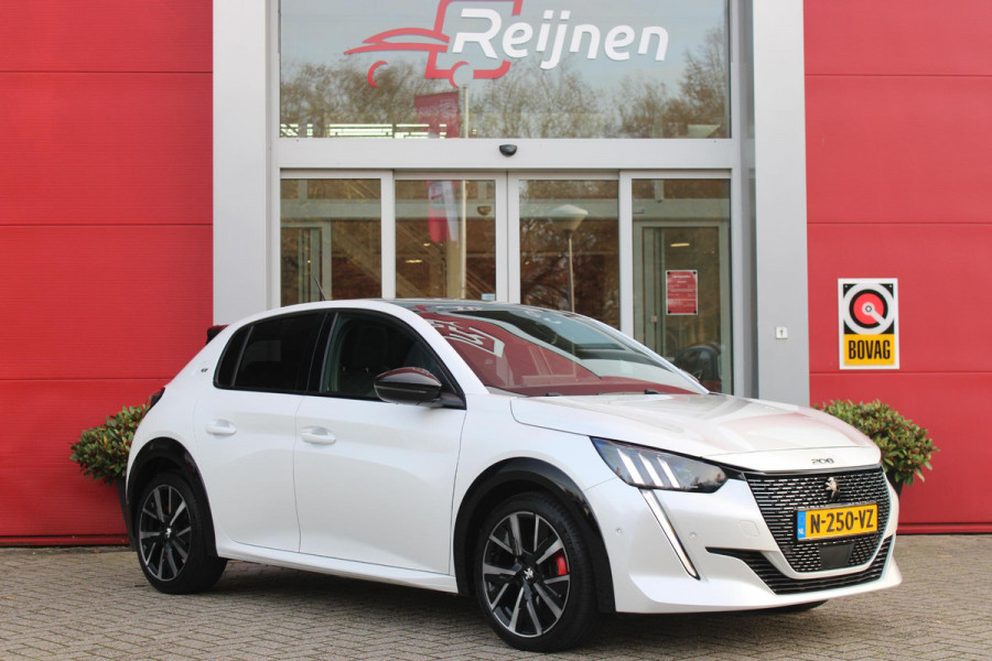 Peugeot 208 1.2 130PK AUTOMAAT GT PACK | BLACK PACK | PANORAMA DAK | ALCANTARA BEKLEDING | ACHTERUITRIJ CAMERA | ADAPTIVE CRUISE CONTROL | FULL LED KOPLAMPEN | 3-D INSTRUMENTENPANEEL | STOEL VERWARMING | 17" LICHTMETALEN VELGEN | ALL SEASON BANDEN | DODEHOEK DETECTIE | NAVIGATIE | APPLE CARPLAY/ANDROID AUTO | DAB+ RADIO |