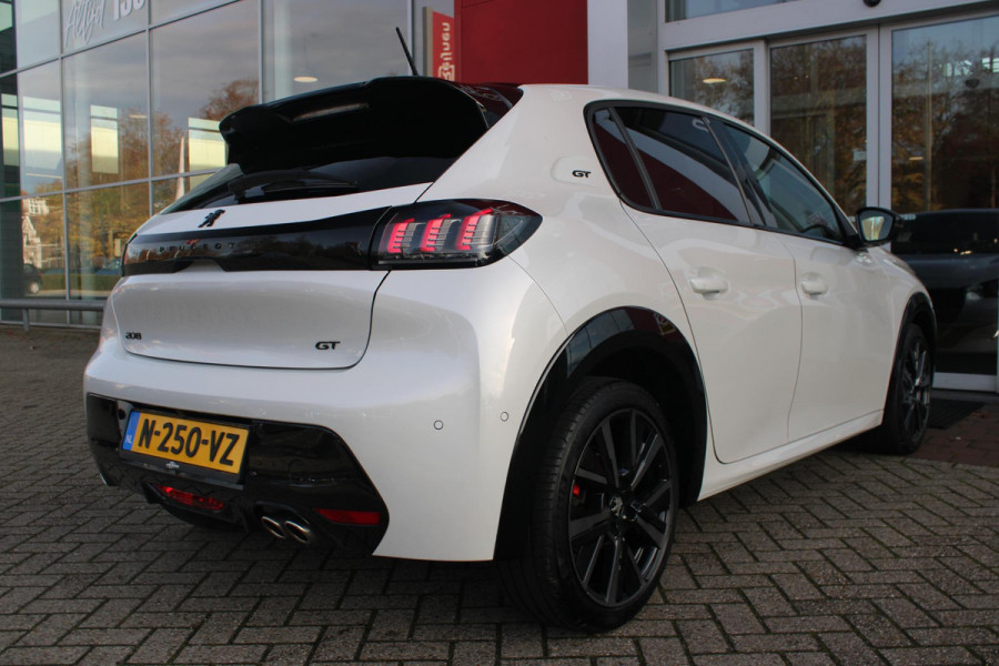 Peugeot 208 1.2 130PK AUTOMAAT GT PACK | BLACK PACK | PANORAMA DAK | ALCANTARA BEKLEDING | ACHTERUITRIJ CAMERA | ADAPTIVE CRUISE CONTROL | FULL LED KOPLAMPEN | 3-D INSTRUMENTENPANEEL | STOEL VERWARMING | 17" LICHTMETALEN VELGEN | ALL SEASON BANDEN | DODEHOEK DETECTIE | NAVIGATIE | APPLE CARPLAY/ANDROID AUTO | DAB+ RADIO |