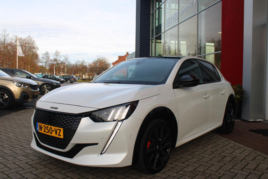 Peugeot 208 1.2 130PK AUTOMAAT GT PACK | BLACK PACK | PANORAMA DAK | ALCANTARA BEKLEDING | ACHTERUITRIJ CAMERA | ADAPTIVE CRUISE CONTROL | FULL LED KOPLAMPEN | 3-D INSTRUMENTENPANEEL | STOEL VERWARMING | 17" LICHTMETALEN VELGEN | ALL SEASON BANDEN | DODEHOEK DETECTIE | NAVIGATIE | APPLE CARPLAY/ANDROID AUTO | DAB+ RADIO |