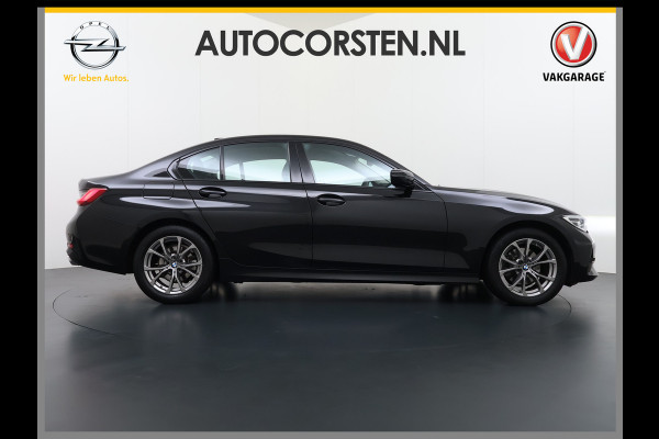 BMW 3-serie 320i 2.0T 184pk AUT-8 Navi-Pro Apple Carplay Android Bordherk. Sport Line Shadow-Line Sportstoel+ 1/2 Leer PDC-a+v Teleservice D HiFi+9speakers Drive-Assist LED Connected-Services LED Live Cockpit Pro Active guard DAB WiFi 1600kg trekvermogen