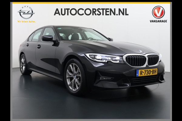 BMW 3-serie 320i 2.0T 184pk AUT-8 Navi-Pro Apple Carplay Android Bordherk. Sport Line Shadow-Line Sportstoel+ 1/2 Leer PDC-a+v Teleservice D HiFi+9speakers Drive-Assist LED Connected-Services LED Live Cockpit Pro Active guard DAB WiFi 1600kg trekvermogen