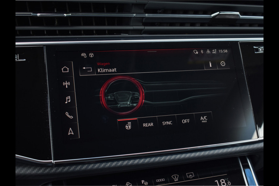 Audi Q8 60 TFSI e QUATTRO PRO LINE S COMPETITION | PANORAMADAK | 4 WIEL BESTURING | ALCANTARA HEMEL | AMBIANCE VERLICHTING | STOELMASSAG