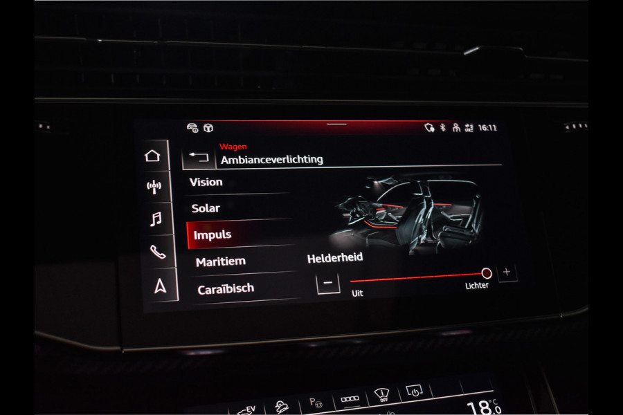 Audi Q8 60 TFSI e QUATTRO PRO LINE S COMPETITION | PANORAMADAK | 4 WIEL BESTURING | ALCANTARA HEMEL | AMBIANCE VERLICHTING | STOELMASSAG
