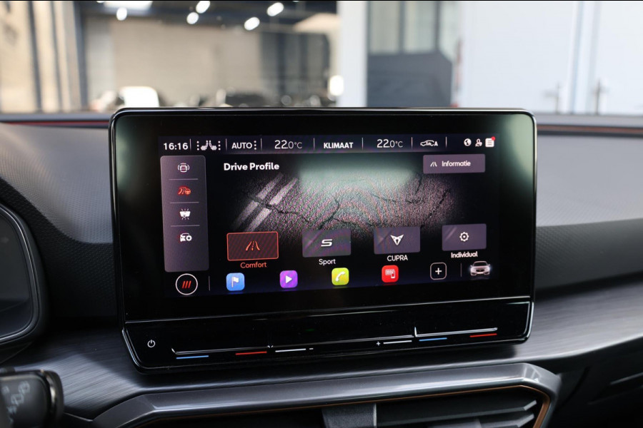 CUPRA Leon 2.0 TSI VZ 300+PK LED/VIRTUAL/SFEER/PANO/HALF LEER+S.VERWARMING/19"/CAM/ACC/ECC/12 MDN GARANTIE!