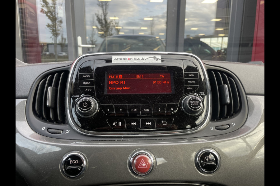 Fiat 500 TwinAir Turbo Popstar Let op: Rijdende auto niet altijd aanwezig