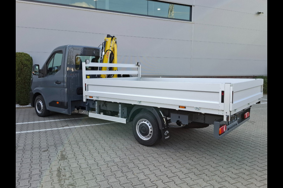 Renault Master 2.0 dCi 170pk L3 Open Laadbak met Hydraulische Kraan