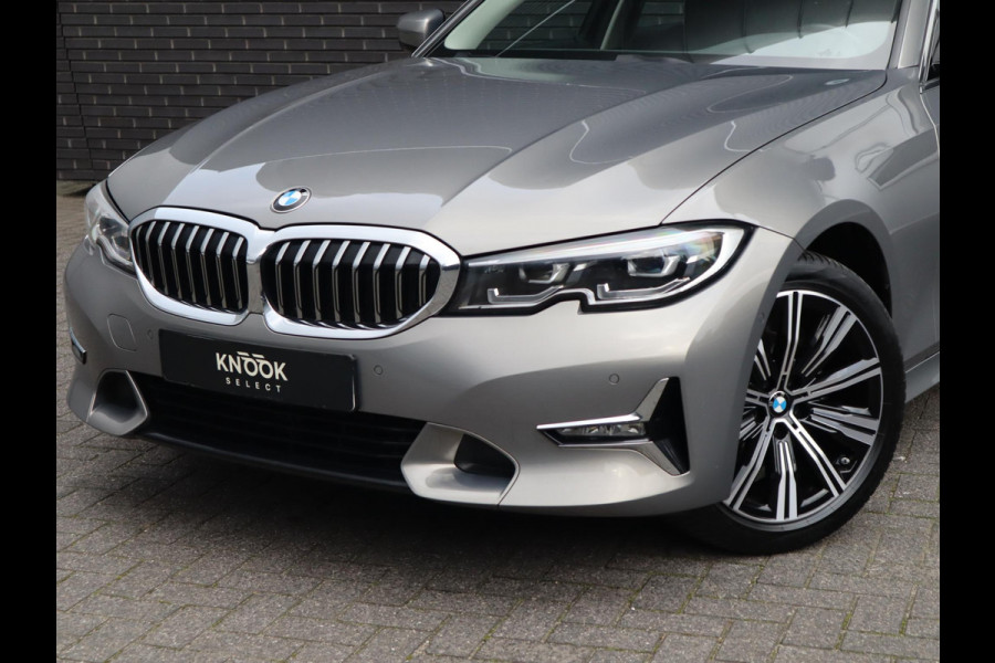BMW 3 Serie Touring 318i Executive Luxury Line Automaat / Live Cockpit Professional / Trekhaak / Elektrisch Verstelbare Sportstoelen / LED / 18 Inch / Leder / Hifi / Chrome Line / DAB / Parkeersensoren voor+achter