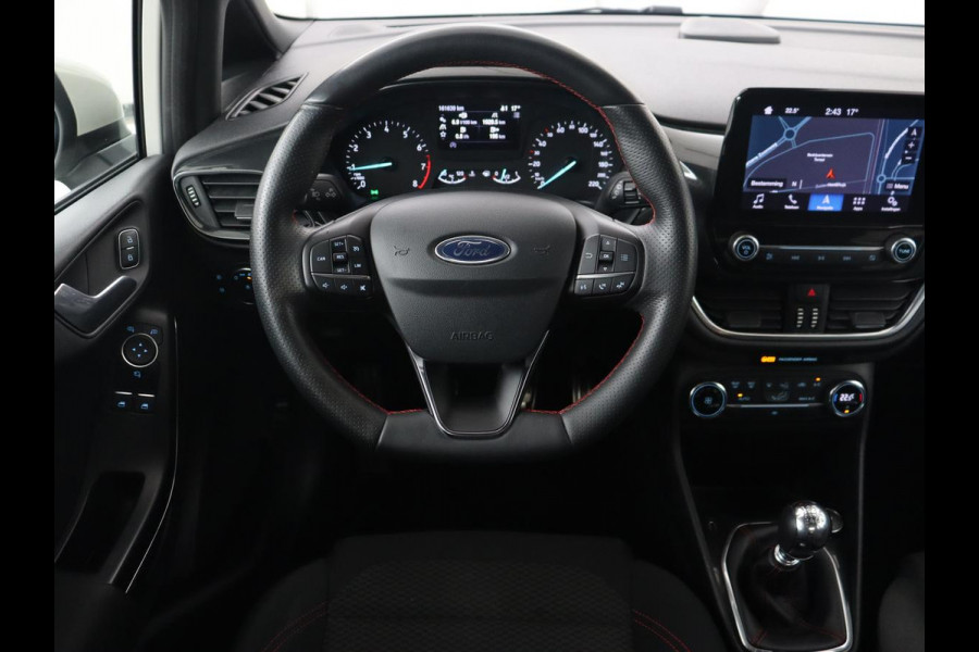 Ford Fiesta 1.0 EcoBoost ST-Line | Panoramadak | Camera | Carplay | Full LED | Verwarmde voorruit | Navigatie | Climate control | Cruise control | Parkeerhulp | Bluetooth