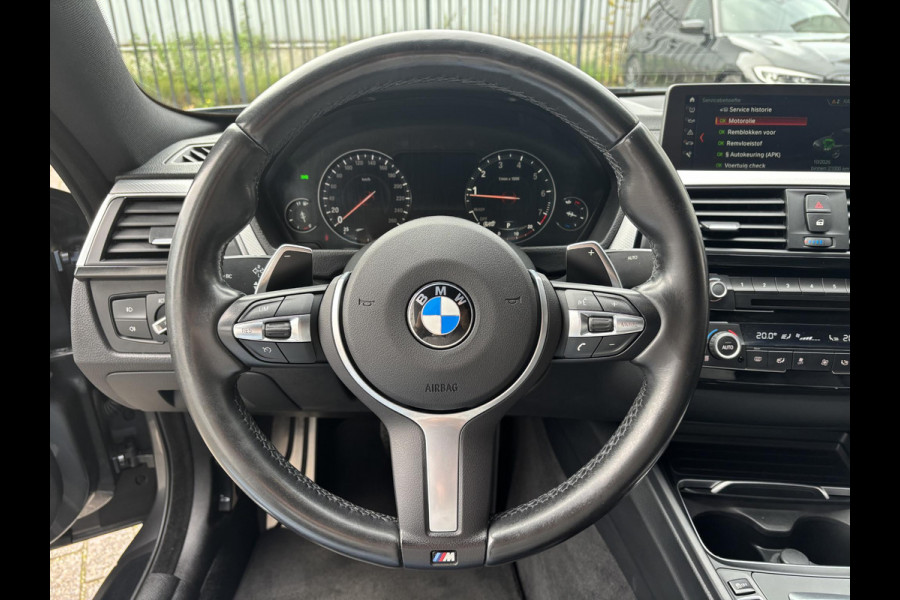 BMW 4 Serie Coupé 420i High Executive M Sport Pakket Automaat / Navigatie Professional / Leder / 19 Inch / Stoelverwarming / Multifunctioneel Instrumentendisplay / Shadow Line / Climate Control / Parkeersensoren voor+achter / Neerklapbare Achterbank