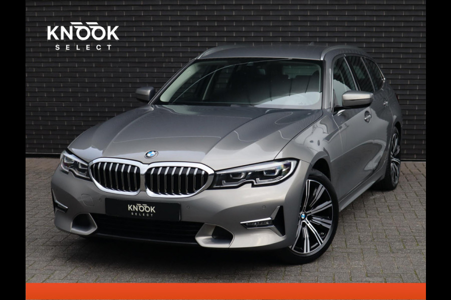 BMW 3 Serie Touring 318i Executive Luxury Line Automaat / Live Cockpit Professional / Trekhaak / Elektrisch Verstelbare Sportstoelen / LED / 18 Inch / Leder / Hifi / Chrome Line / DAB / Parkeersensoren voor+achter