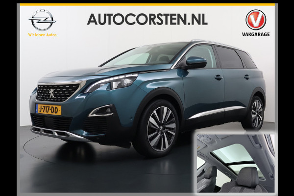 Peugeot 5008 T131PK AUT-8 7-Pers. Pano-Dak Elektr.Stoel+Geheug. Adaptive-Cruise Afn.Trekhaak Apple Android Carplay Navi 360-Camera Elektr.A-K Virtual Cockpit (Digidash) Pack City 1+2 Privacy Glas Orig.NLse auto, 1e eigenaar,  dealer onderhouden. € 45.000 nieuw!