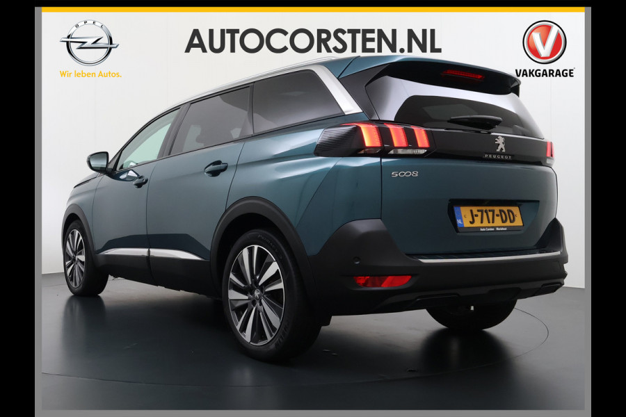 Peugeot 5008 T131PK AUT-8 7-Pers. Pano-Dak Elektr.Stoel+Geheug. Adaptive-Cruise Afn.Trekhaak Apple Android Carplay Navi 360-Camera Elektr.A-K Virtual Cockpit (Digidash) Pack City 1+2 Privacy Glas Orig.NLse auto, 1e eigenaar,  dealer onderhouden. € 45.000 nieuw!