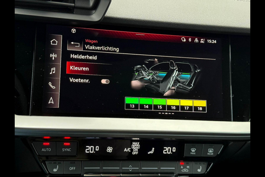 Audi A3 Sportback 45TFSI e 245pk S-Tronic Competition S Edition S-Line 1e Eig|Audi Exclusive|Pano|Kuipstoelen|360°|Ambiance|Matrix