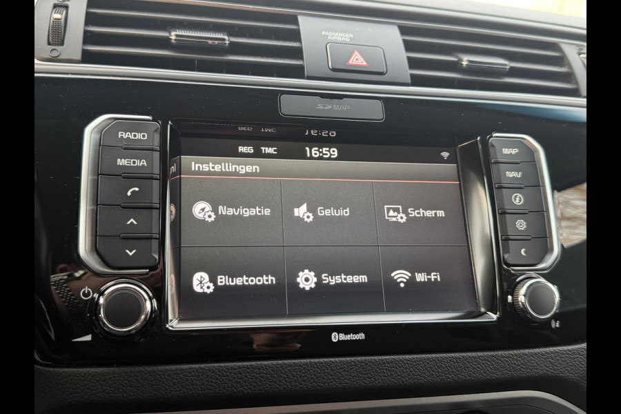 Kia Rio 1.2 CVVT DynamicLine Navi,Camera,Clima,Cruise,Lm velgen,N.A.P,5 Deurs,Nieuwe Apk bij Aflevering