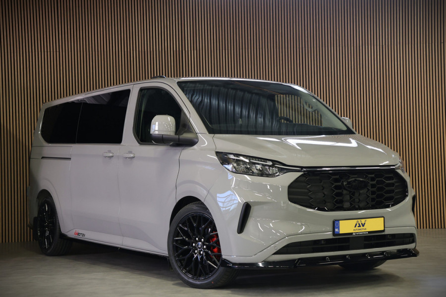Ford Transit Custom 320 2.0 TDCI 150PK L2H1 DC LIMITED | BPM VRIJ | L+R Schuifdeur | ACC | Blind Spot | Navigatie | Camera | CarPlay | Lane Assist | | Raptor Edition | Trekhaak | Glaslook panelen | 6-Zitter | Dubbel Cabine | MODELJAAR 2025 | Verlengde fabrieksgarantie tot 12-2029