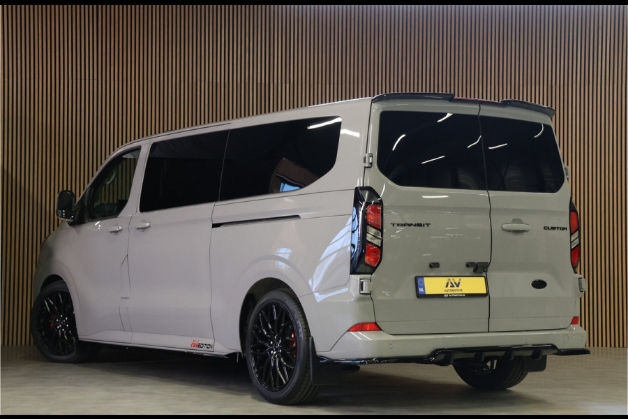 Ford Transit Custom 320 2.0 TDCI 150PK L2H1 DC LIMITED | BPM VRIJ | L+R Schuifdeur | ACC | Blind Spot | Navigatie | Camera | CarPlay | Lane Assist | | Raptor Edition | Trekhaak | Glaslook panelen | 6-Zitter | Dubbel Cabine | MODELJAAR 2025 | Verlengde fabrieksgarantie tot 12-2029