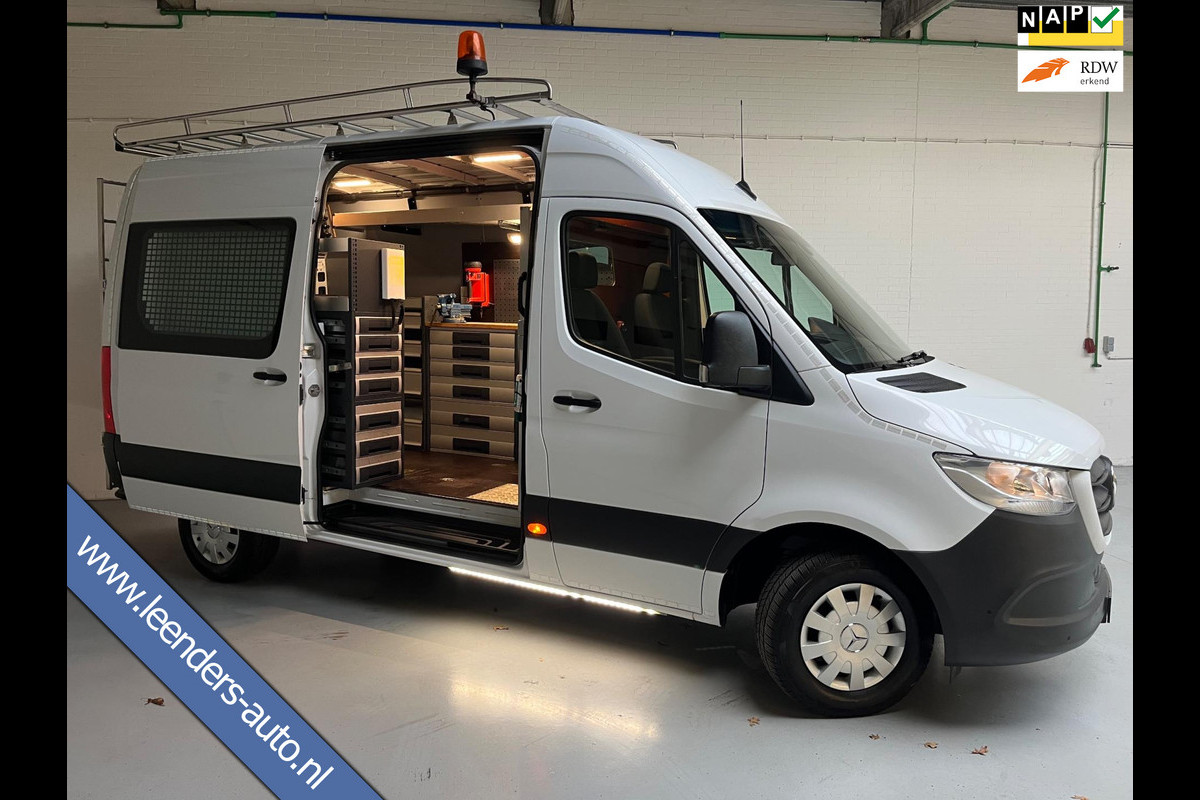Mercedes-Benz Sprinter Automaat Servicewagen 314 2.2 CDI 140PK L2H2 euro6 Imperiaal, BOTT, Victron V230, Standkachel RIJKLAARPRIJS