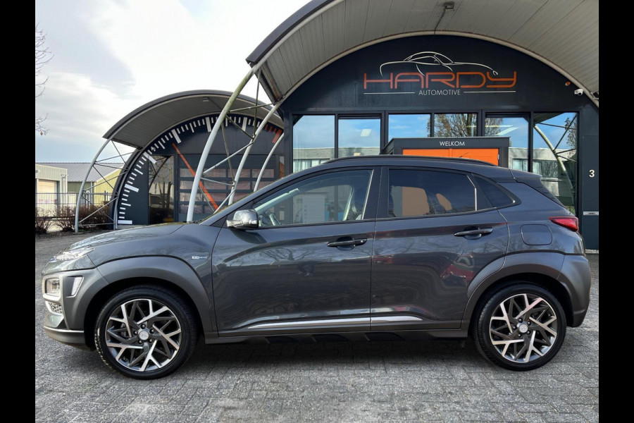Hyundai Kona 1.6 GDI HEV Premium Trekh Leer Head Up Rijklaarprijs incl. onderhoudsbeurt / 4 nw banden