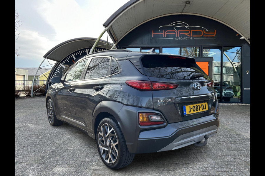 Hyundai Kona 1.6 GDI HEV Premium Trekh Leer Head Up Rijklaarprijs incl. onderhoudsbeurt / 4 nw banden