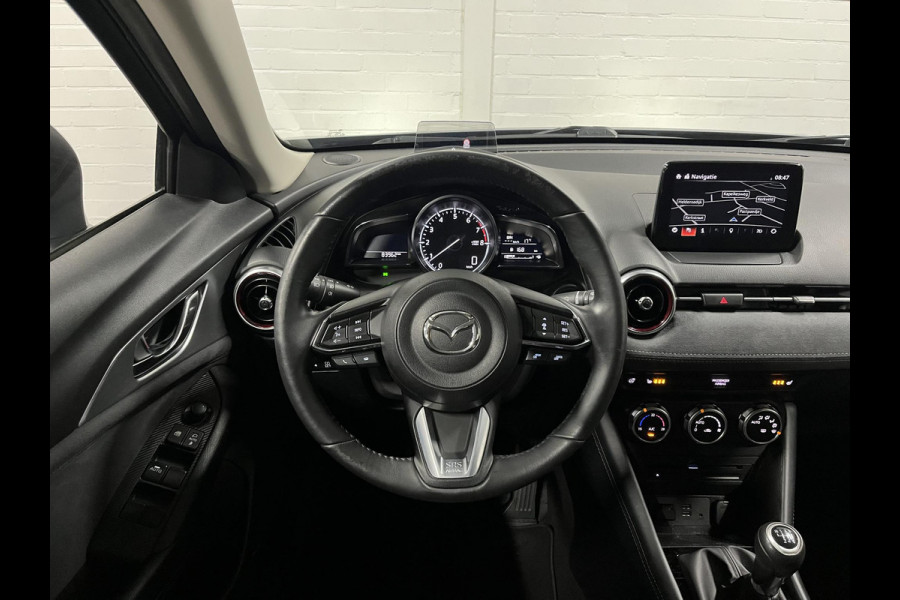 Mazda CX-3 2.0 SkyActiv-G 121 Luxury Adapt. cruise | Leder | Camera | Stoel-/Stuurverwarming | Head-up | Navigatie