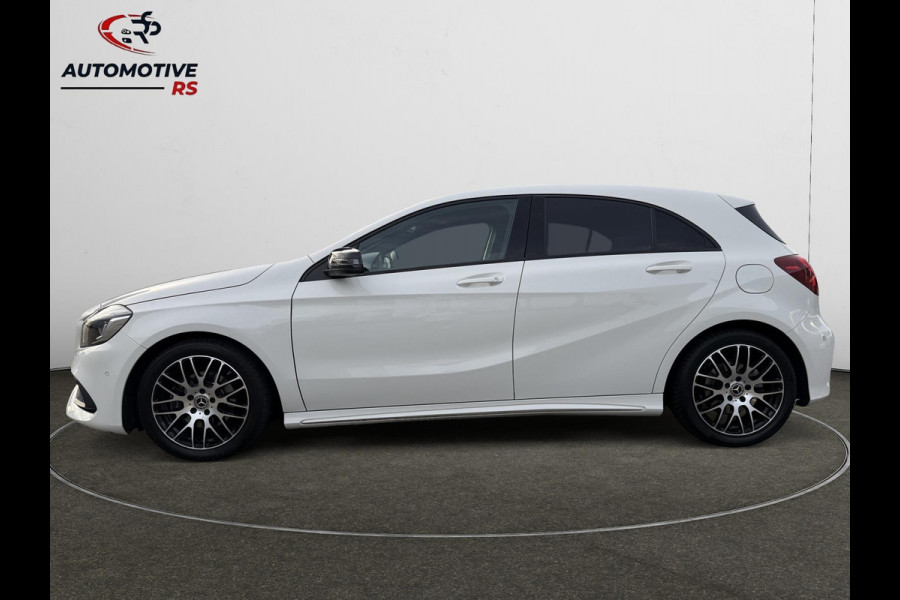 Mercedes-Benz A-Klasse 180 AMG-Line Pano Sportstoelen Led Navi Camera Parkeersensor V+A Cruise Control Sfeerverlichting