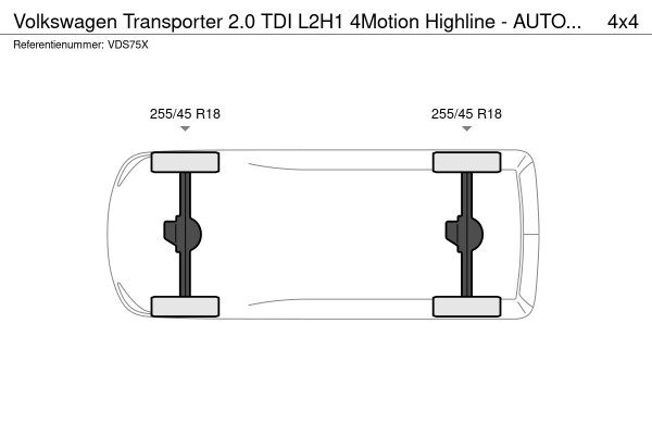 Volkswagen Transporter 2.0 TDI L2H1 4Motion Highline - AUTOMAAT - 67.000 KM I Navigatie I Airco I Schuif/kantel dak I PDC I LED
