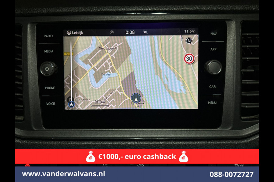 Volkswagen Crafter 2.0 TDI 140pk L3H2 (oude L2H1) Euro6 # Airco | Navigatie | Apple Carplay | Android auto parkeersensoren, 3000kg trekvermogen