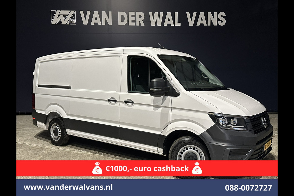 Volkswagen Crafter 2.0 TDI 140pk L3H2 (oude L2H1) Euro6 # Airco | Navigatie | Apple Carplay | Android auto parkeersensoren, 3000kg trekvermogen