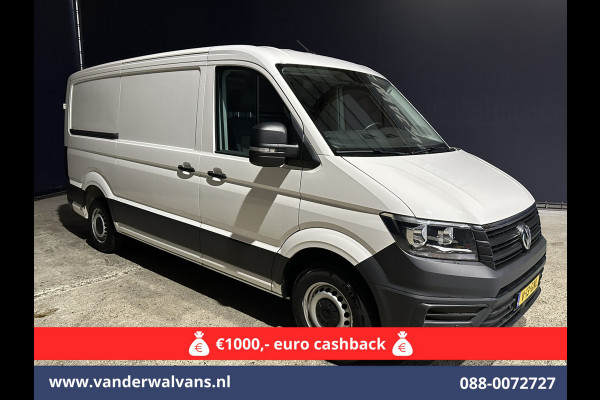 Volkswagen Crafter 2.0 TDI 140pk L3H2 (oude L2H1) Euro6 # Airco | Navigatie | Apple Carplay | Android auto parkeersensoren, 3000kg trekvermogen