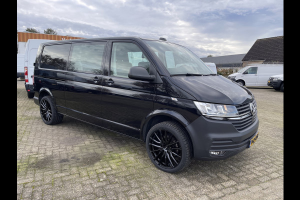Volkswagen Transporter 2.0 TDI 150pk L2H1 30 DC 5 persoons Comfortline / vaste prijs rijklaar € 27.950 ex btw / / lease vanaf € / zwart metallic / nieuwe 20 inch velgen + banden / euro 6