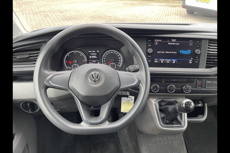 Volkswagen Transporter 2.0 TDI 150pk L2H1 30 DC 5 persoons Comfortline / vaste prijs rijklaar € 27.950 ex btw / / lease vanaf € / zwart metallic / nieuwe 20 inch velgen + banden / euro 6