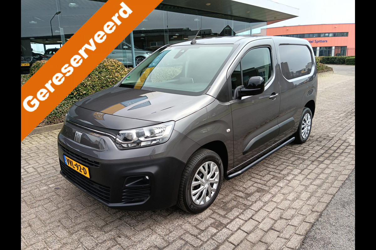 Fiat Doblò 1.5D 100pk L1 1000kg, 3-zitter, Airco, PDC, Camera, Trekhaak incl. 12 mnd BOVAG-garantie