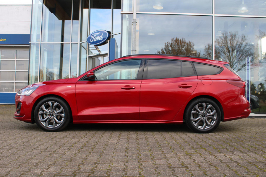 Ford FOCUS Wagon 1.0 EcoBoost Hybrid ST Line X 155pk | Trekhaak afneembaar | Panoramadak | Bang&Olufsen | Adaptive cruise control | Winter Pack | All season banden | Camera
