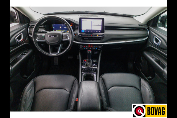 Jeep Compass 4xe 240 Plug-in Hybrid Electric S | Leer | 19 Inch All-season | Stoel- Stuurverwarming Navigatie, Adaptive Cruise, Elektrische achterklep, Camera