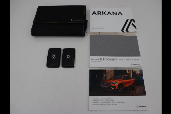Renault Arkana 1.6 E-Tech Hybrid 145 R.S. Line | Panoramadak | Leder/Alcantara | Adaptive cruise | Stoelverwarming | Carplay | Camera | Park Assist | Navigatie | Full LED | Sfeerverlichting