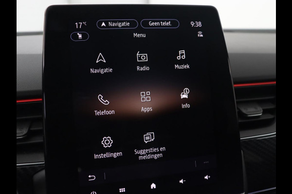 Renault Arkana 1.6 E-Tech Hybrid 145 R.S. Line | Panoramadak | Leder/Alcantara | Adaptive cruise | Stoelverwarming | Carplay | Camera | Park Assist | Navigatie | Full LED | Sfeerverlichting