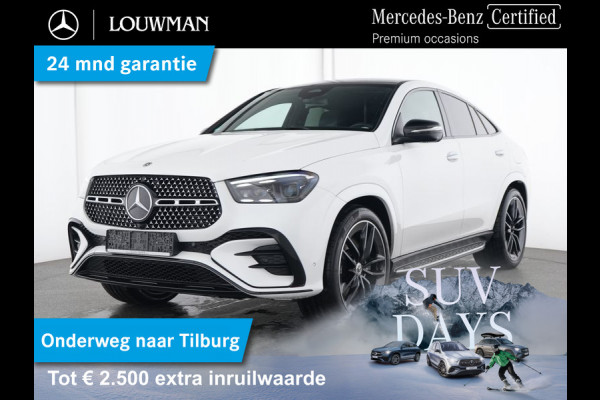 Mercedes-Benz GLE Coupé 400 e 4MATIC AMG Plug-In Hybride AMG Line | Night Pakket | 22 Inch AMG Velgen | Burmester® | Panorama schuif-Kanteldak. Inclusief 24 maanden MB Certified garantie voor Europa.