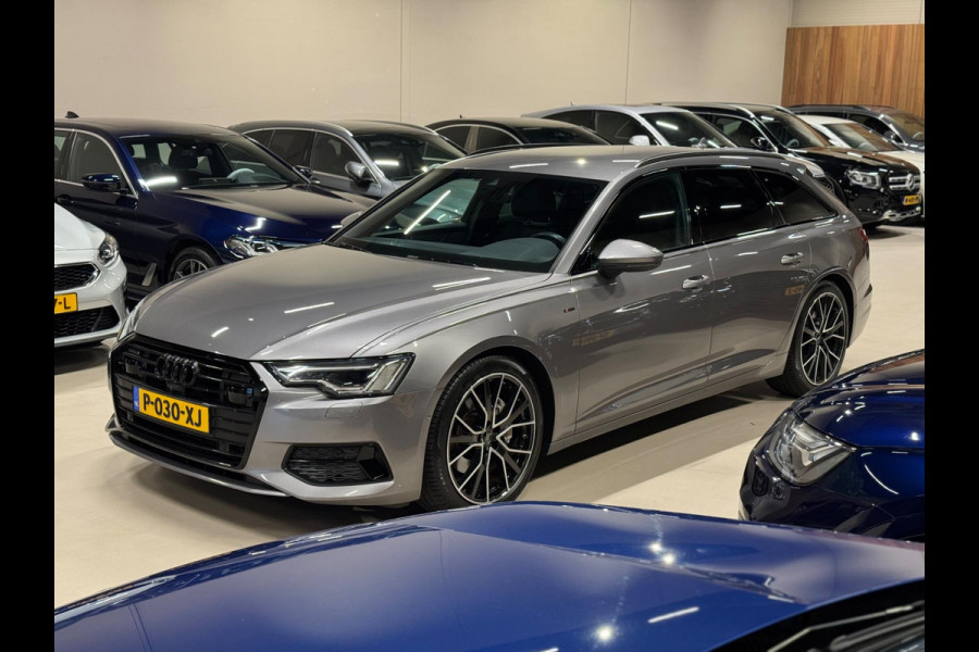Audi A6 Avant 45 TFSI Quattro 3X S-Line, Black Optik, ACC, Leder, 360 Cam, Ambiënte Light, Apple Carplay, Android, Voll Onderhoud