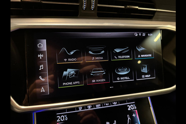 Audi A6 Avant 45 TFSI Quattro 3X S-Line, Black Optik, ACC, Leder, 360 Cam, Ambiënte Light, Apple Carplay, Android, Voll Onderhoud
