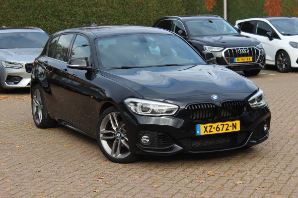 BMW 1-serie 118i High Exe. M Sport / Leder / Navigatie / Parkeerhulp V+A / 18'' / Sportstoelen / Stoelverwarming / DAB / Cruise Control