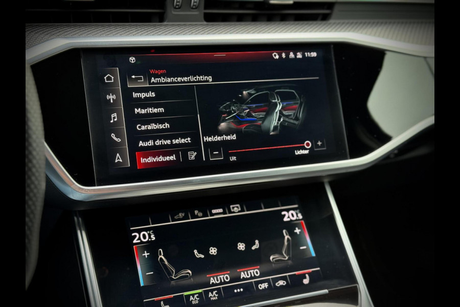 Audi A6 Avant 55 TFSI e quattro Competition Panoramadak|B&O|Matrix|RS-Stoelen|Camera|Stuurverwarming