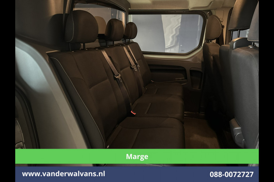 Renault Trafic 1.6 dCi 126pk **MARGE, GEEN BTW** L2H1 Dubbele cabine Euro6 Airco | 6-Zits | Navigatie | Cruisecontrol Parkeersensoren