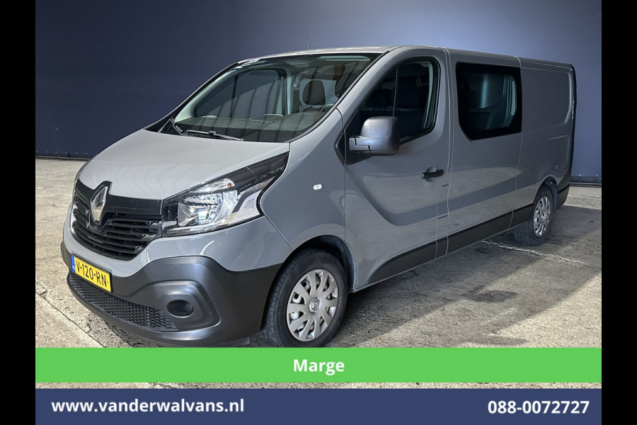 Renault Trafic 1.6 dCi 126pk **MARGE, GEEN BTW** L2H1 Dubbele cabine Euro6 Airco | 6-Zits | Navigatie | Cruisecontrol Parkeersensoren