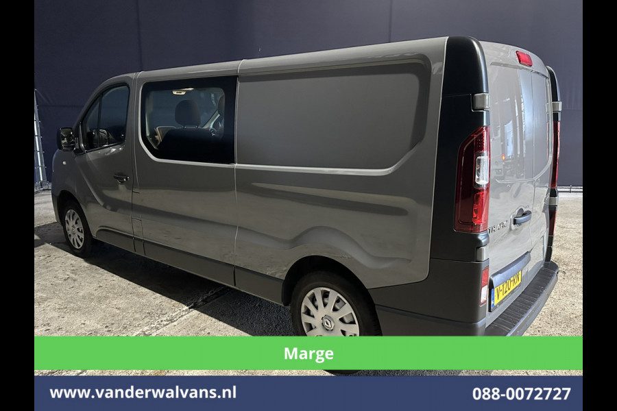 Renault Trafic 1.6 dCi 126pk **MARGE, GEEN BTW** L2H1 Dubbele cabine Euro6 Airco | 6-Zits | Navigatie | Cruisecontrol Parkeersensoren
