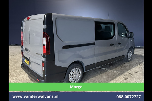 Renault Trafic 1.6 dCi 126pk **MARGE, GEEN BTW** L2H1 Dubbele cabine Euro6 Airco | 6-Zits | Navigatie | Cruisecontrol Parkeersensoren