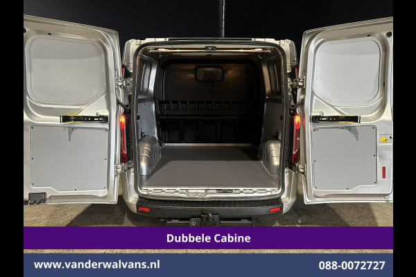 Ford Transit Custom 2.0 TDCI 130pk Automaat L2H1 Dubbele Cabine Euro6 Airco | 6-Zits | LED | Apple Carplay Android Auto, Cruisecontrol, Trekhaak, Parkeersensoren, Verwarmde voorruit