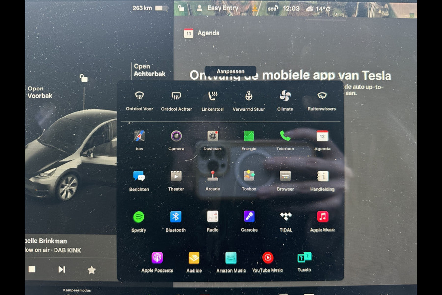 Tesla Model Y Long Range AWD 75 kWh DUAL MOTOR  / AUTOPILOT / TREKHAAK / STOEL & STUURVERW / PANO