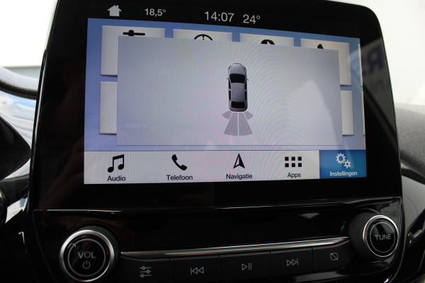 Ford Fiesta 1.0-100pk EcoBoost Titanium 5drs. Uiterst nette, luxe en zuinige Ford Fiesta. Voalautm. airco, Cruise control, Navigatie, LM wielen, Metallic lak, Parkeersensoren achter, Telefoonvoorb., Lane assist etc.