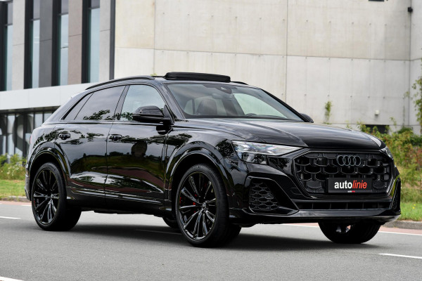 Audi Q8 60 TFSI e quattro Pro Line S Competition. RS Zetels, Massage, Carbon, 4W sturing, Softcl, Pano, Koeling, HUD, B&O, Trekh!